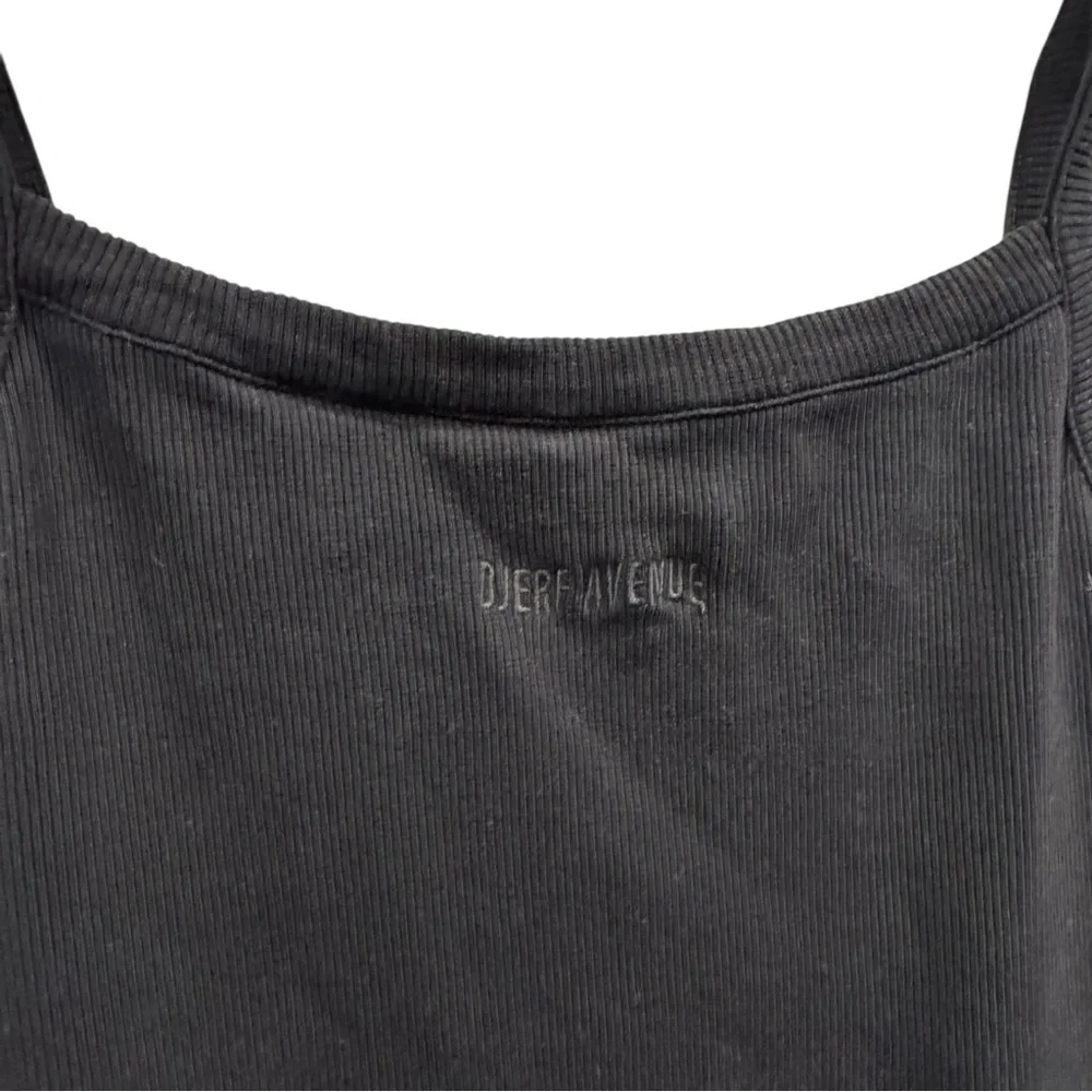New! Djerf‎ Avenue Daily Tank Dress Ribbed Black - Picture 7 of 9